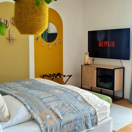 アパート Zauberberg Apartements *